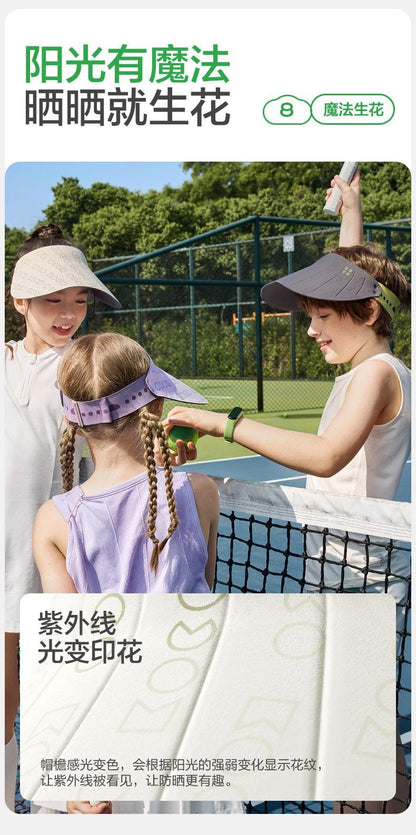 Natural Color Children's Sun Hat Baby Brimless Hat Boys Girls Baseball Cap Sun Hat Beach Wide Brim Summer