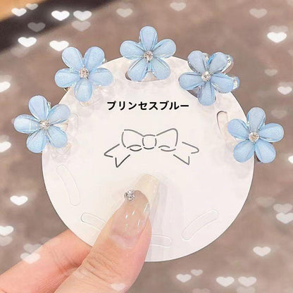 Internet Celebrity Camellia Women's Hair Claw Clip Internet Celebrity Braided Flower Bangs Hair Clip Women's Fashion Versatile