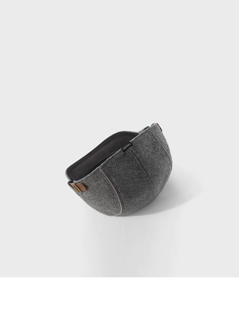 Men's Duckbill Cap Autumn Winter Retro Middle-aged Beret Elderly Hat Fashion Forward Cap Newsboy Hat