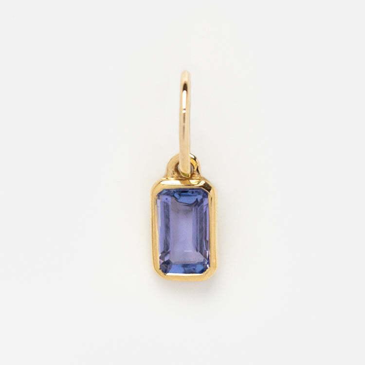 Stainless Steel 12 Birthstone Pendant DIY Accessories Necklace Twelve Birthstone Cubic Colorful Zircon Pendant Color Retention