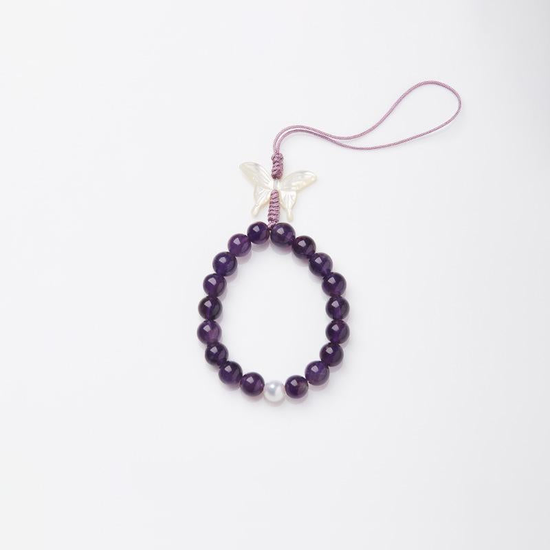 Nine Purple Fire Bracelet for Women Amethyst Purple Phantom Design Crystal Gemstone DIY Bracelet Collection