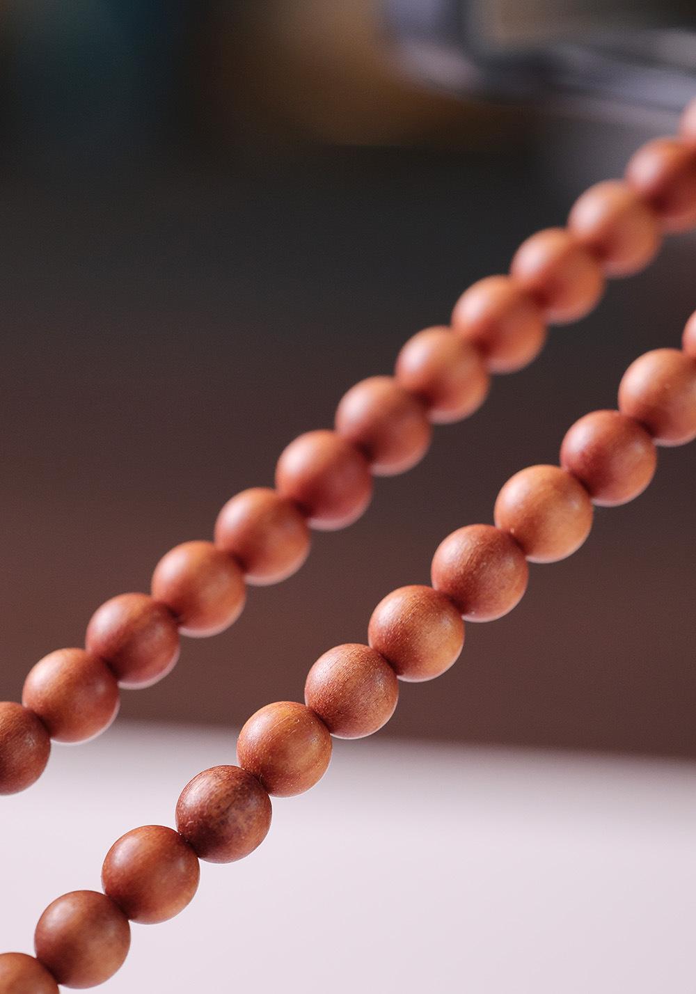 Qingshan Dai Lingyin Milk Fragrance Sandalwood Hetian Running Ring Double Circle Bracelet Ethnic Style Simple Jade Bracelet Couple Style