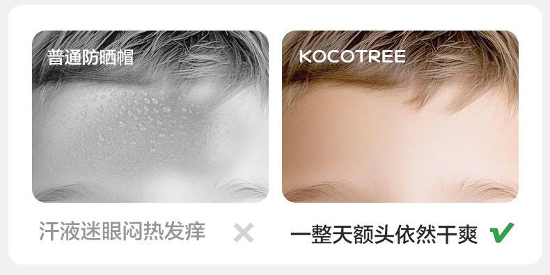 KK Tree Children's Sun Hat UV Protection Boys Girls Wide Brim Sunshade Baby Sun Hat 2025 New Model