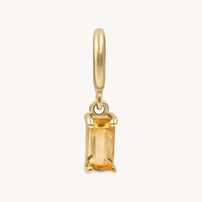 In Stock Classic Elements DIY December Birthstone Zircon Pendant for Women Mother's Day Color Retention Vacuum Furnace Plated 18K Gold