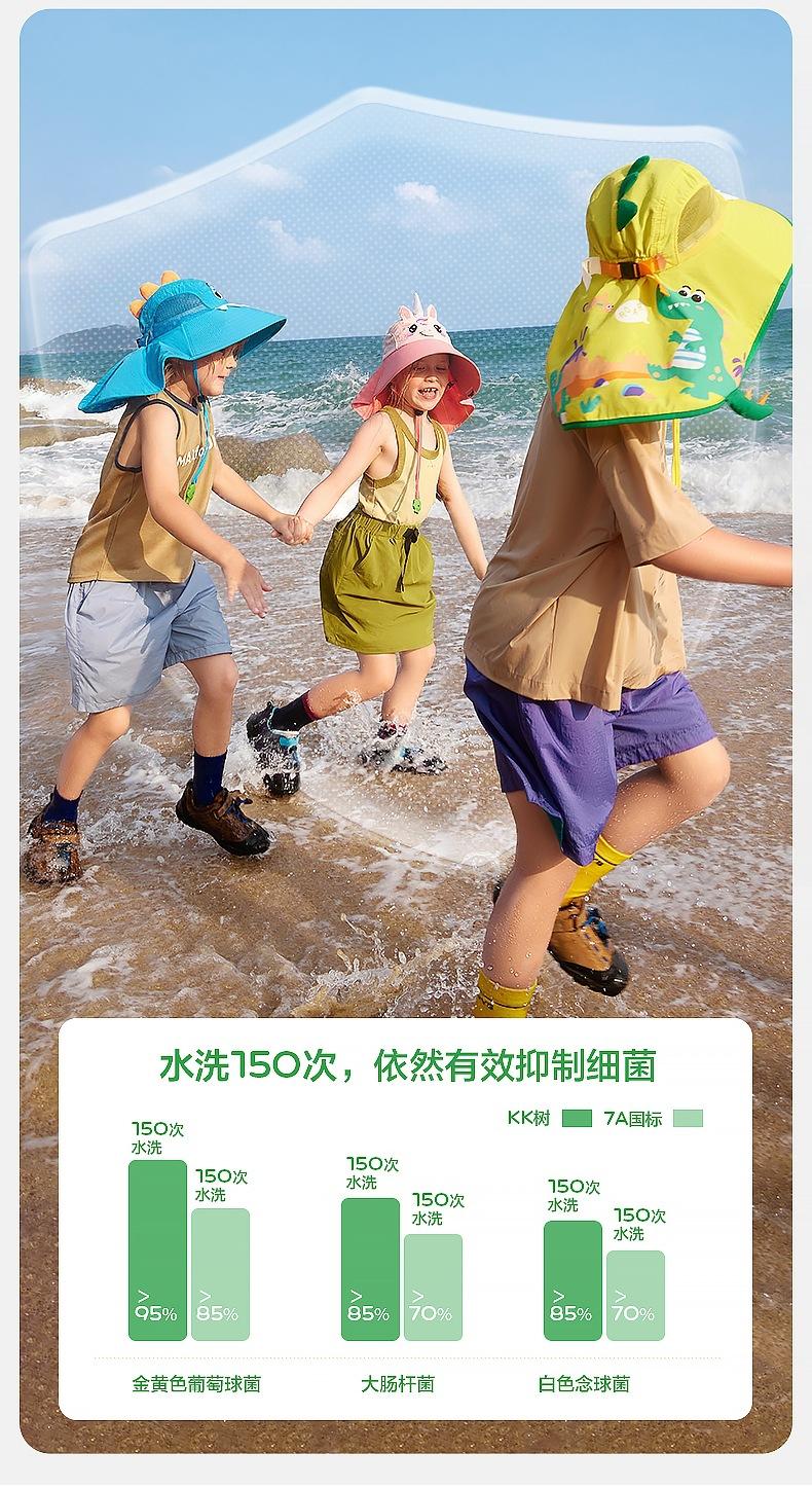 Children's Sun Hat UV Protection Baby Sunshade Sun Hat Boys Girls Summer Beach Hat Wide Brim