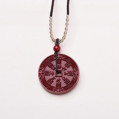 Shanggui Expenditure Necklace Original Ore High Content Purple Gold Sand Imperial Sand Necklace Zodiac Year Cinnabar Pendant Jewelry