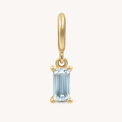 In Stock Classic Elements DIY December Birthstone Zircon Pendant for Women Mother's Day Color Retention Vacuum Furnace Plated 18K Gold
