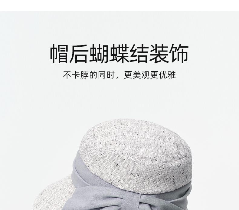 [Special Offer] Spring Summer Women's Sun Hat Outdoor Casual Sun Hat Face Slimming Sun Protection Hat Bowknot Fisherman Hat