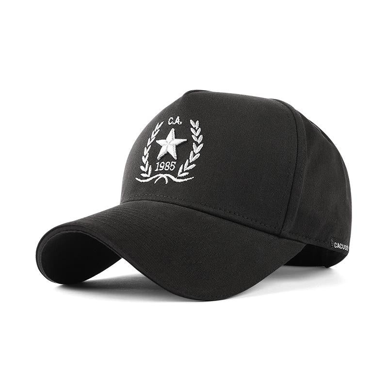 High Crown Hat for Men with Large Head Circumference, Face Slimming Hard Brim Baseball Cap for Outdoor Travel Sunshade