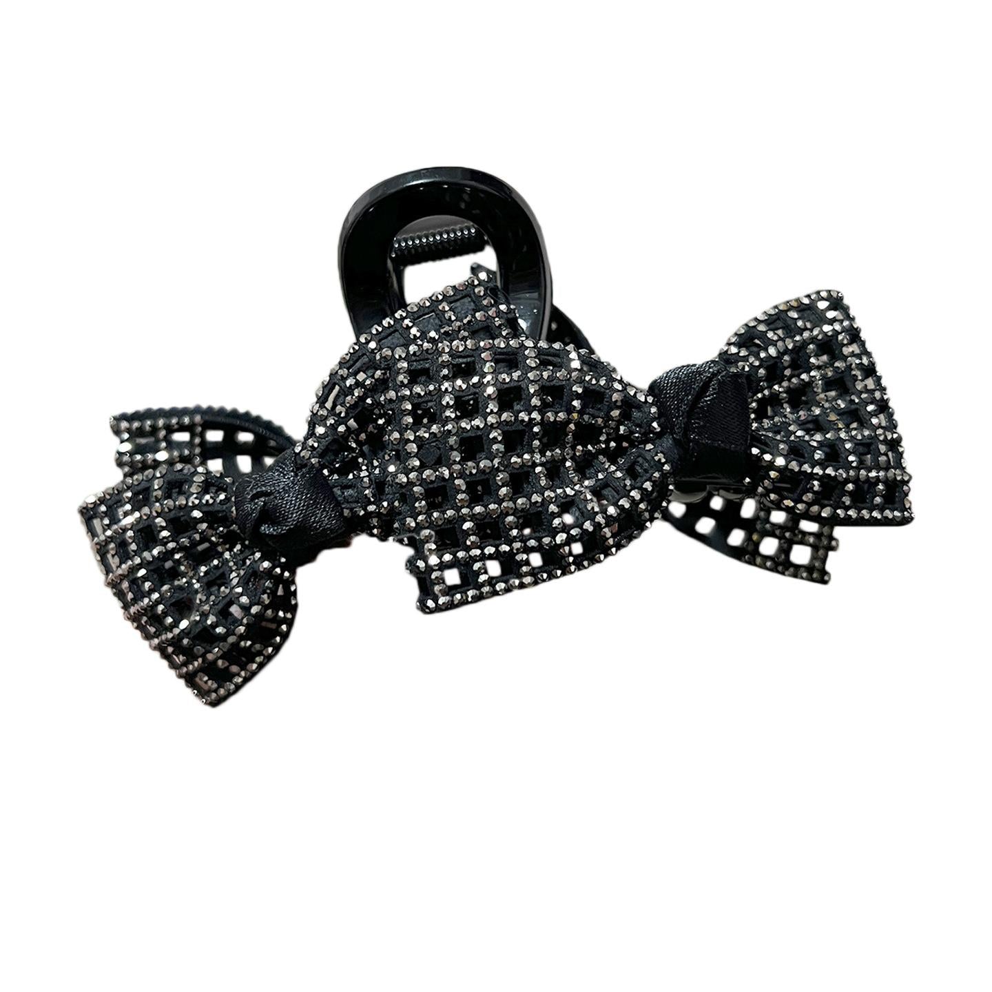 Oriental Pearl [Zhilan] Ancient Style French Korean Bow Elegant Hair Clip High-end Hair Accessory