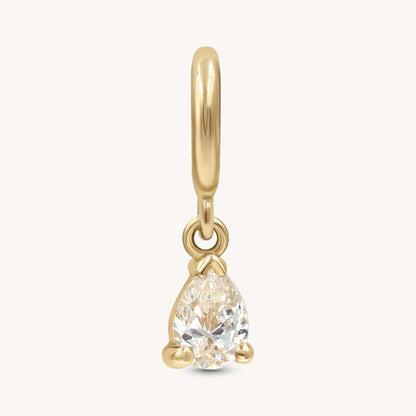 In Stock Classic Elements DIY December Birthstone Zircon Pendant for Women Mother's Day Color Retention Vacuum Furnace Plated 18K Gold