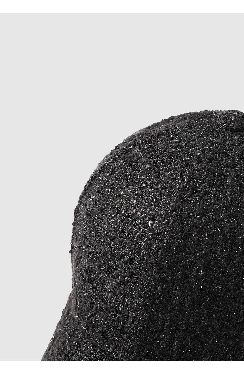 Classic Style Baseball Cap for Women Autumn and Winter Peaked Cap Korean Style Trendy All-Matching Hat Subnet Red Wind Makes Face Look Smaller
