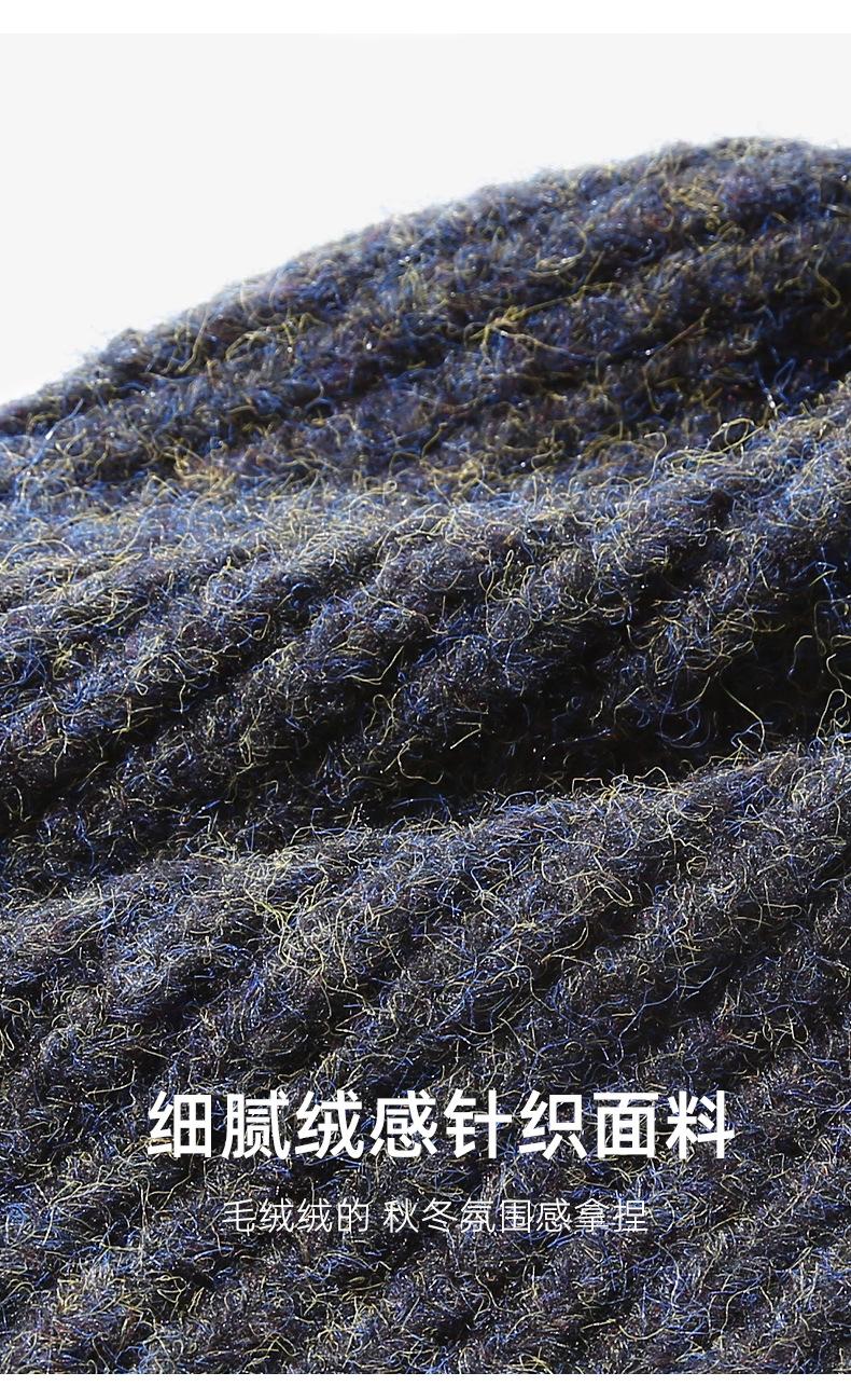 Autumn Winter Knitted Hat for Women Korean Fashion Slouchy Beanie Large Head Circumference Warm Knitted Hat Trendy Cold Hat