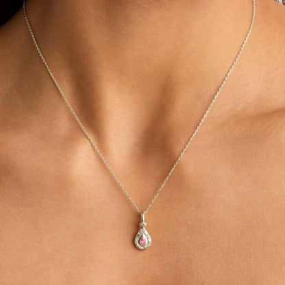 Titanium Steel Color Retention In Stock December Birthstone Irregular Pendant Necklace Round Coin Necklace