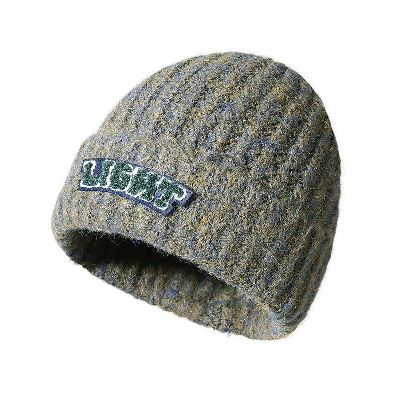 Large Head Circumference Knitted Hat for Women, Autumn and Winter Warm Knit Hat, Trendy Versatile Cold Hat for Men, Versatile Pullover Hat, Slouchy Hat