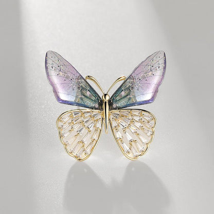 Sparkling Acrylic Transparent Wings Dragonfly Brooch Clothing Accessories Butterfly Corsage Bee Pin