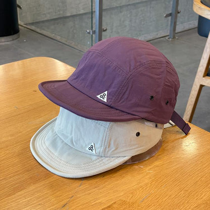 Spring, Summer, Autumn Outdoor Quick-Dry Baseball Cap Women's Japanese Short Brim Baseball Hat Men and Women Street Soft Brim Five-Piece Sun Hat