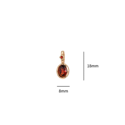Artistic Retro Free DIY Custom Twelve Birthstone Necklace for Women Family Birthday Gift Collarbone Chain