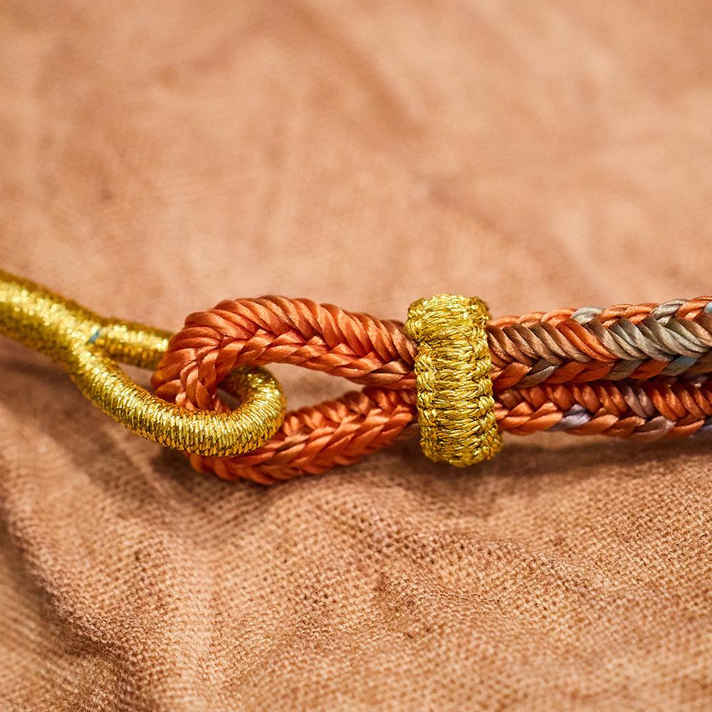 Changshu Seven Wisdom Bracelet Seven Colors Lucky Pen Good Luck DIY Braided Red String Gift for Men and Women High School Exam