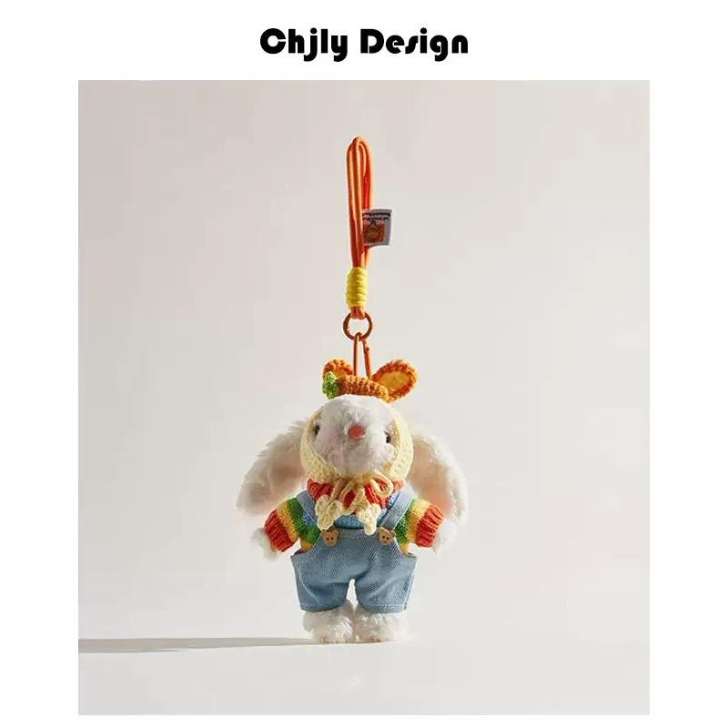 Plush Soft Cute Keychain Pendant Little Red Book Same Style Adorable Rabbit Plush Doll Cartoon Bag Pendant for Women