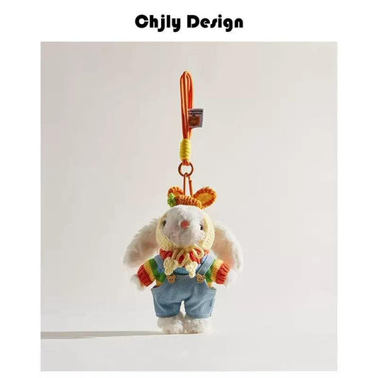 Plush Soft Cute Keychain Pendant Little Red Book Same Style Adorable Rabbit Plush Doll Cartoon Bag Pendant for Women
