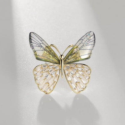 Sparkling Acrylic Transparent Wings Dragonfly Brooch Clothing Accessories Butterfly Corsage Bee Pin