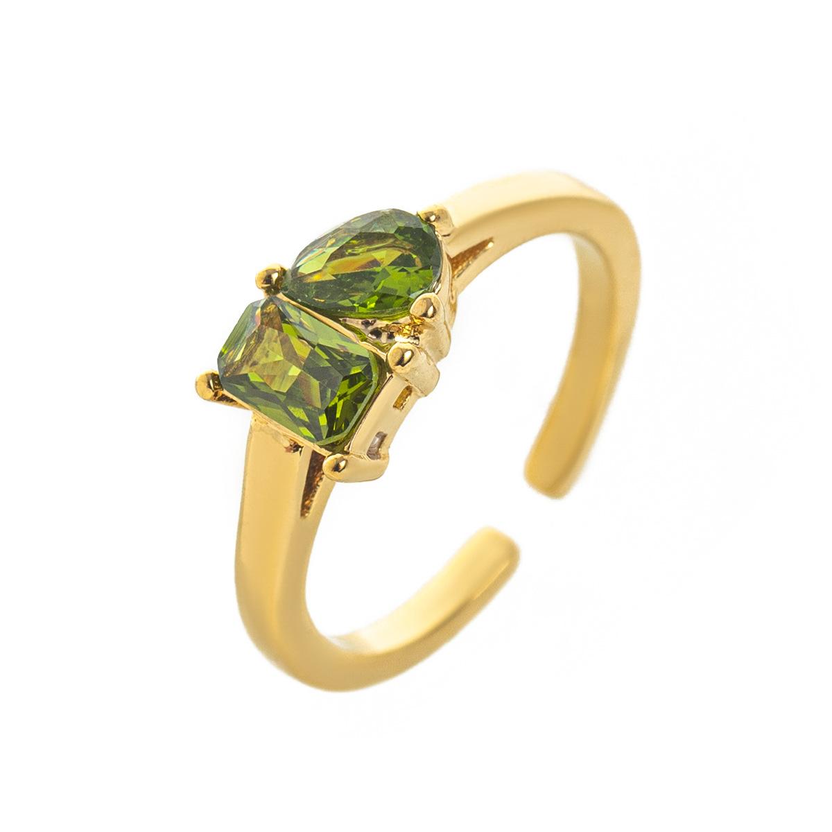 Titanium Steel Multicolor Zircon December Birthstone Ring Plain Band Ring December Birthstone Color Retention