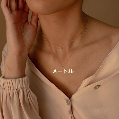Titanium Steel Double Layer Series Minimalist Necklace Layered Clavicle Chain Star Zircon Stacking Women Color Retention 18K Gold Plated