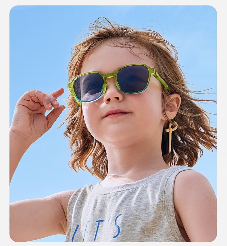 Children's Card Sunglasses Foldable Boys' Sunglasses Girls' Trendy Fashion Baby Polarized UV Protection
