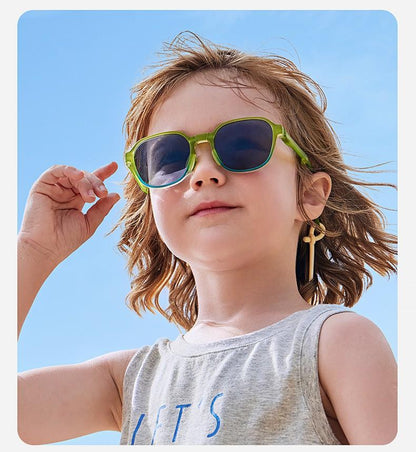 Children's Card Sunglasses Foldable Boys' Sunglasses Girls' Trendy Fashion Baby Polarized UV Protection