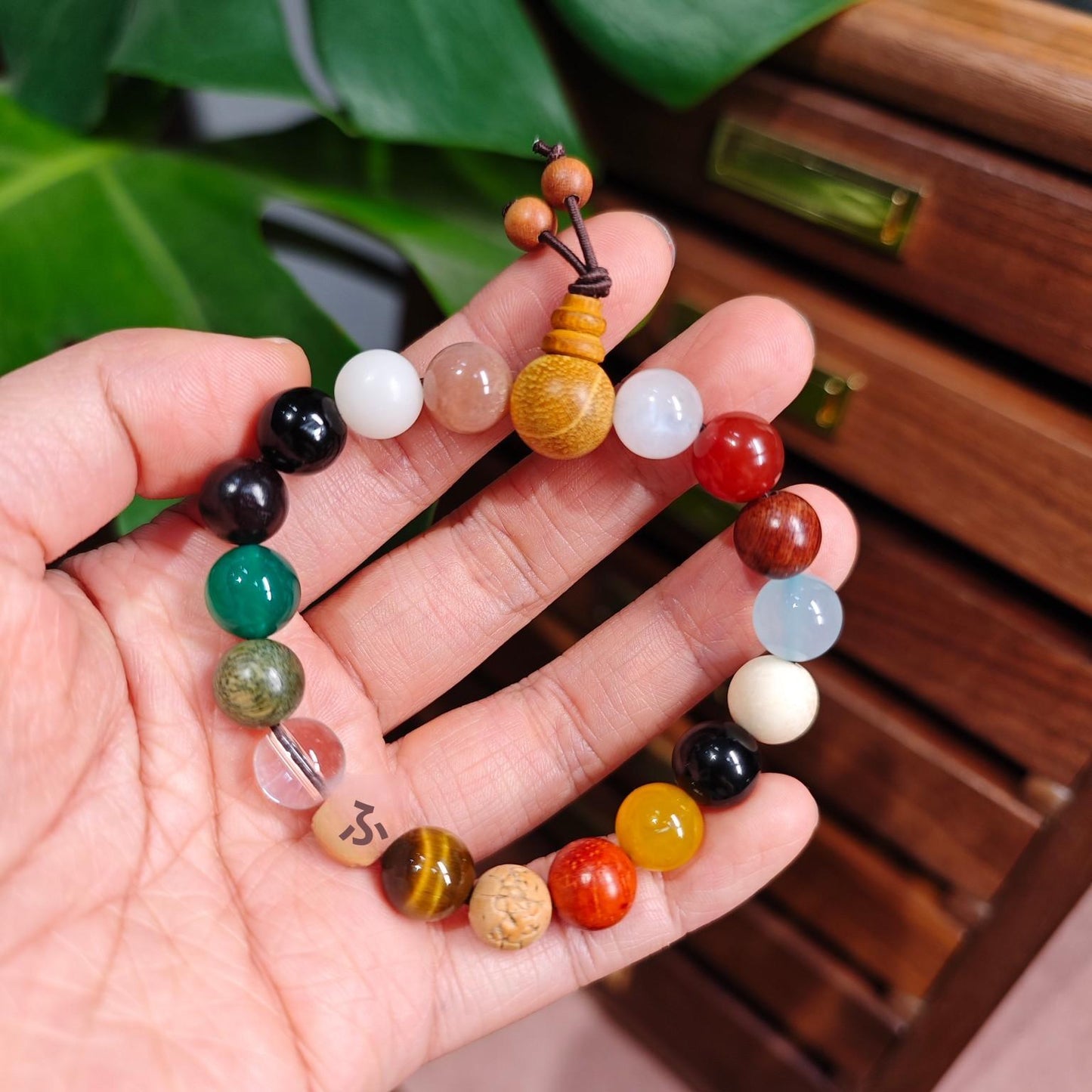 18 Bodhi Beads Bracelet Eighteen Beads Prayer Beads Bodhi Bracelet String Beads Bodhi Prayer Beads Temple Offering Souvenir