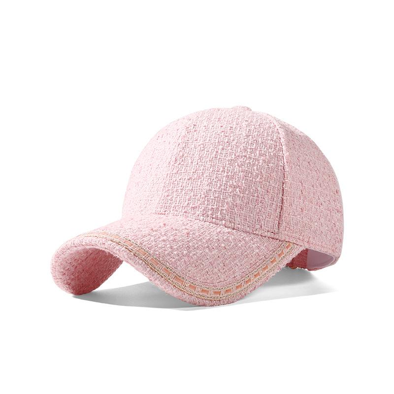 Classic Style Baseball Cap for Women Autumn and Winter Peaked Cap Korean Style Trendy All-Matching Hat Subnet Red Wind Makes Face Look Smaller
