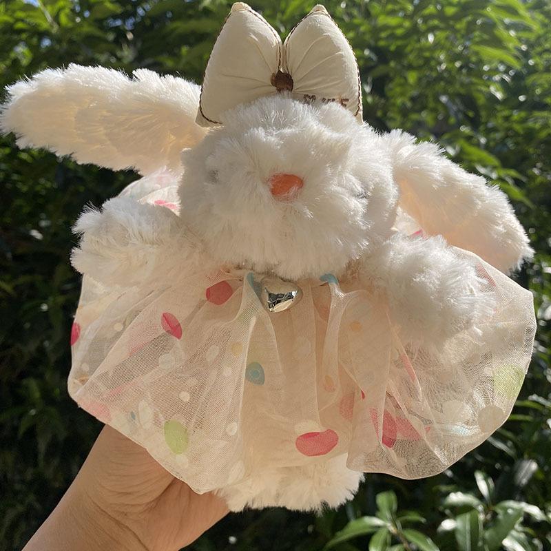 Plush Soft Cute Keychain Pendant Little Red Book Same Style Adorable Rabbit Plush Doll Cartoon Bag Pendant for Women