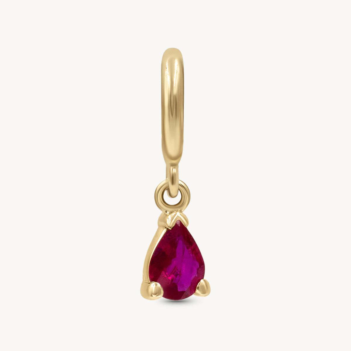 In Stock Classic Elements DIY December Birthstone Zircon Pendant for Women Mother's Day Color Retention Vacuum Furnace Plated 18K Gold