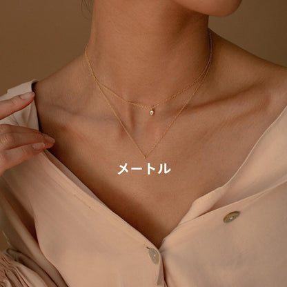 Titanium Steel Double Layer Series Minimalist Necklace Layered Clavicle Chain Star Zircon Stacking Women Color Retention 18K Gold Plated