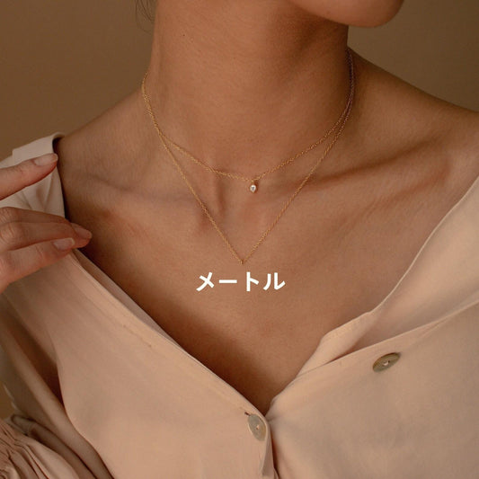 Titanium Steel Double Layer Series Minimalist Necklace Layered Clavicle Chain Star Zircon Stacking Women Color Retention 18K Gold Plated