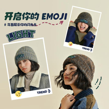 Large Head Circumference Knitted Hat for Women, Autumn and Winter Warm Knit Hat, Trendy Versatile Cold Hat for Men, Versatile Pullover Hat, Slouchy Hat