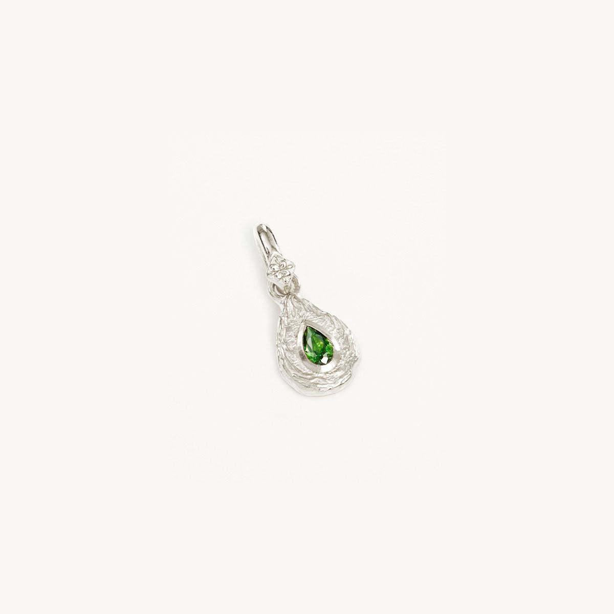 Titanium Steel Color Retention In Stock December Birthstone Irregular Pendant Necklace Round Coin Necklace