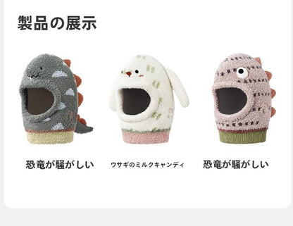 Baby Hat Autumn Winter Children Scarf Warm Integrated Baby Pullover Boys Girls Windproof Ear Protection Hat