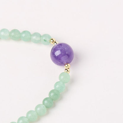 8mm Natural Amethyst Bracelet for Women Purple Lavender Amethyst High-end Bracelet