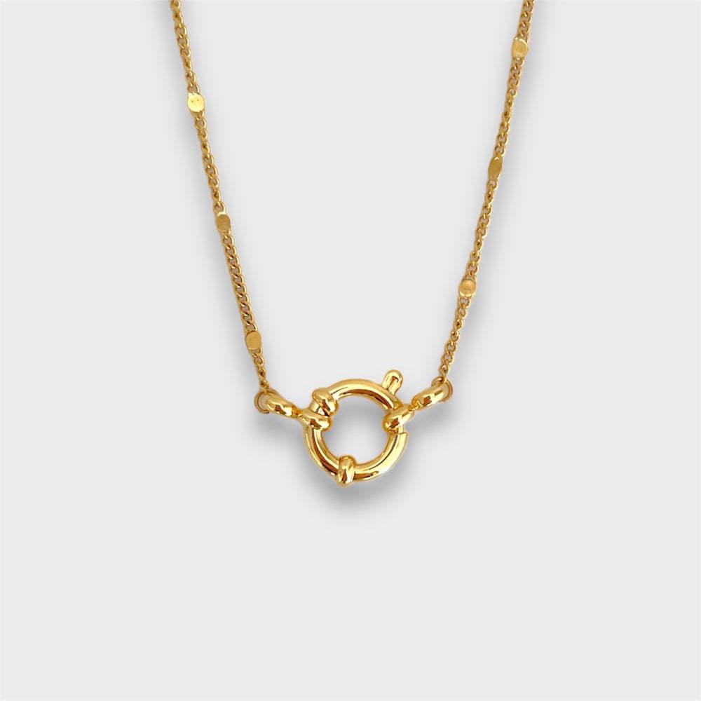 In Stock Classic Elements DIY December Birthstone Zircon Pendant for Women Mother's Day Color Retention Vacuum Furnace Plated 18K Gold