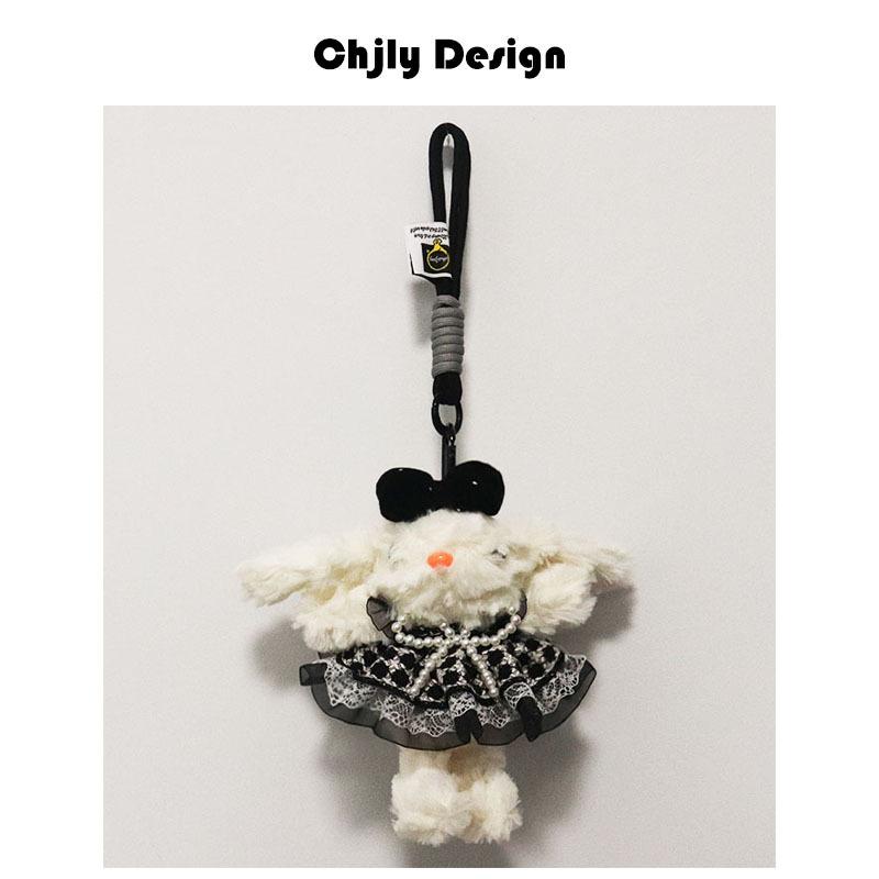 Plush Soft Cute Keychain Pendant Little Red Book Same Style Adorable Rabbit Plush Doll Cartoon Bag Pendant for Women
