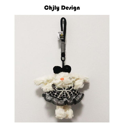 Plush Soft Cute Keychain Pendant Little Red Book Same Style Adorable Rabbit Plush Doll Cartoon Bag Pendant for Women
