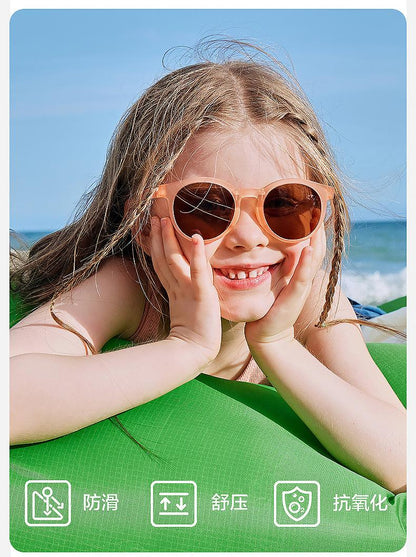 Children's Sunglasses Polarized Foldable Boys Girls Sun Glasses Baby UV Protection Eye Protection Trendy Fashion
