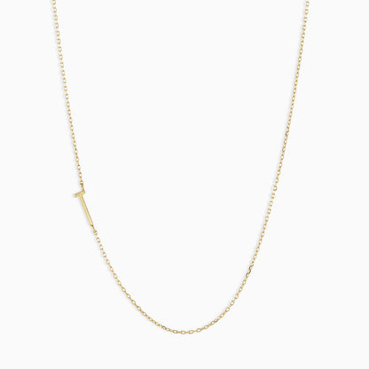 Titanium Steel High Color Retention 26 Letters Capital Initial Necklace for Women Clavicle Chain Gold Plated