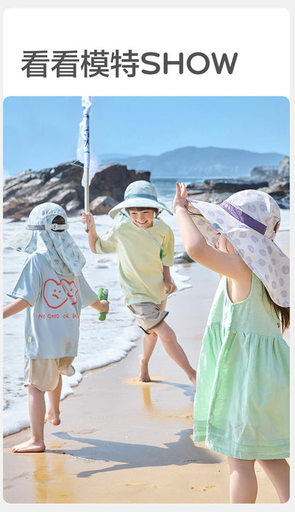 Children's Hat Boys Sun Hat Summer Baby Sun Hat Girls Beach Sun Hat 2025 New Trend