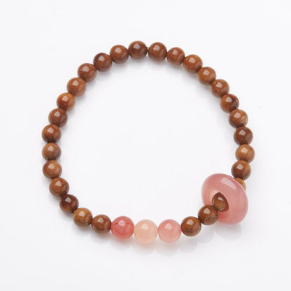Natural Kuk Bodhi Bracelet Salt Source Agate Simple New Chinese Style Design Cultural Play Bracelet Gift for Best Friend