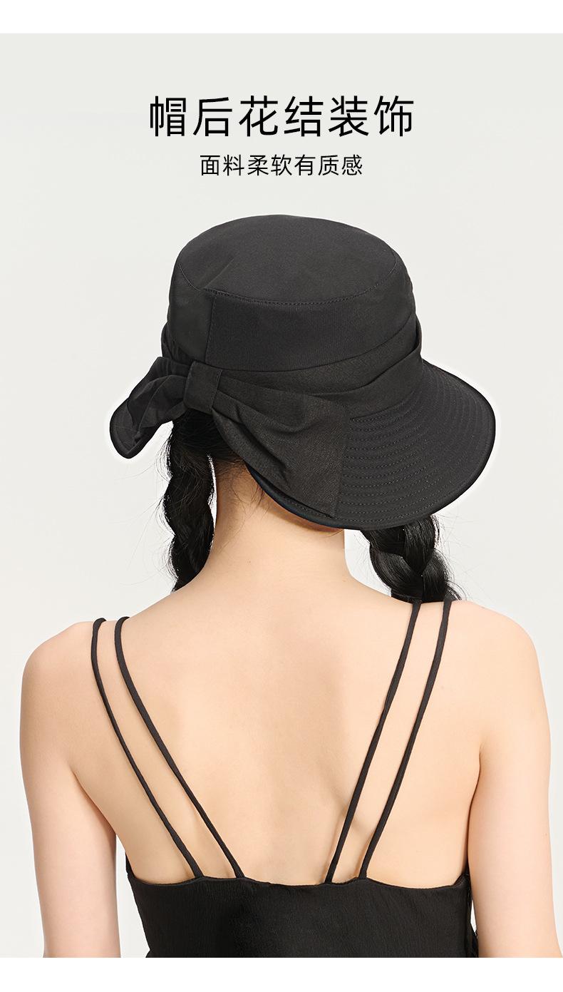 [Special Offer] Spring Summer Women's Sun Hat Outdoor Casual Sun Hat Face Slimming Sun Protection Hat Bowknot Fisherman Hat