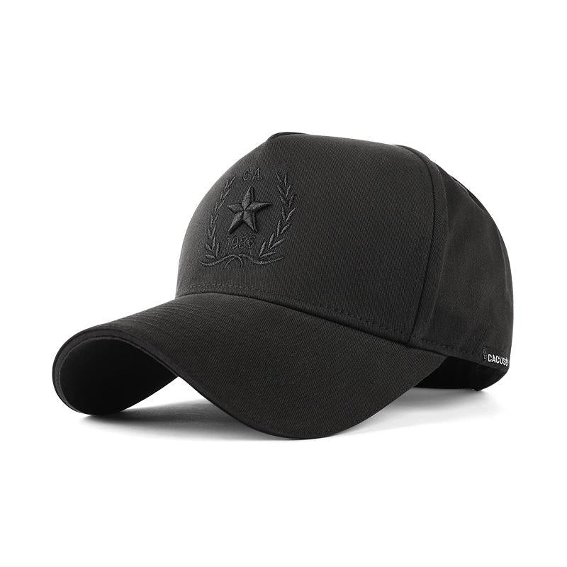 High Crown Hat for Men with Large Head Circumference, Face Slimming Hard Brim Baseball Cap for Outdoor Travel Sunshade