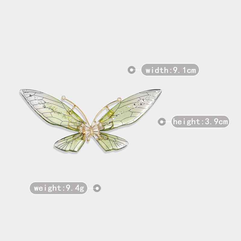 Sparkling Acrylic Transparent Wings Dragonfly Brooch Clothing Accessories Butterfly Corsage Bee Pin